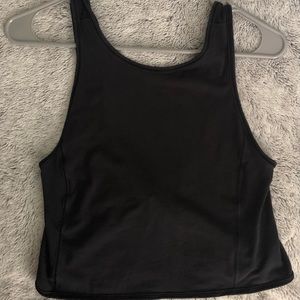 Black Crossed-Back Lululemon Tank